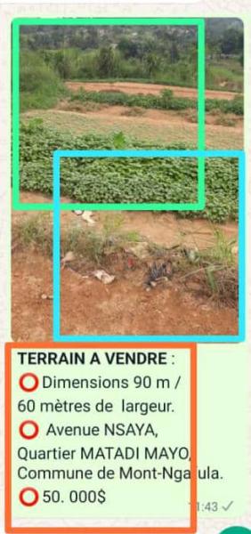 Vente dun terrain